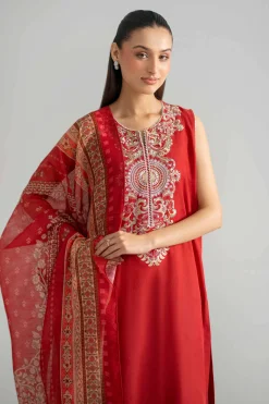 2 Piece - Embroidered Suit - PE26-128
