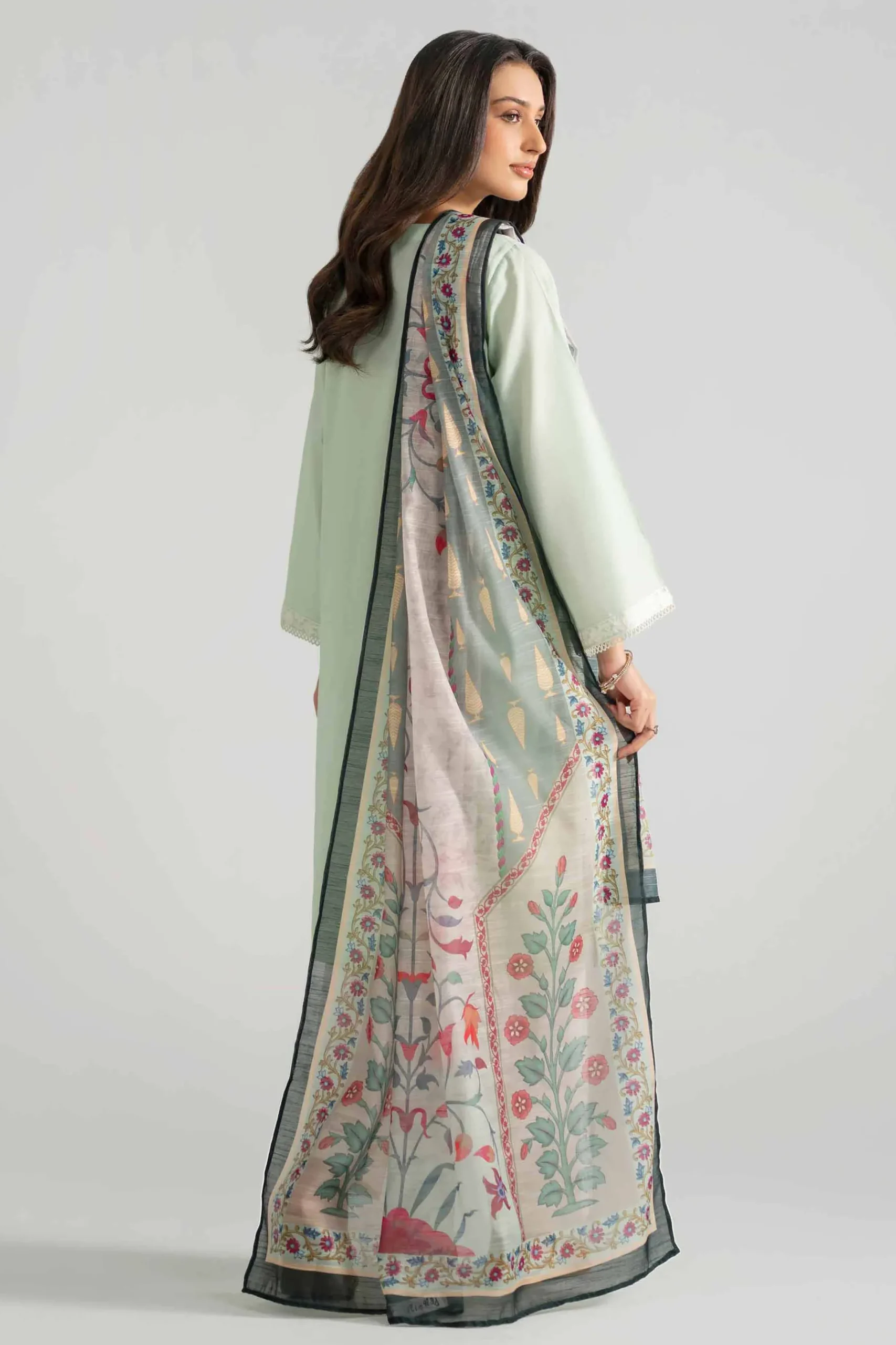 2 Piece - Embroidered Suit - PE26-131