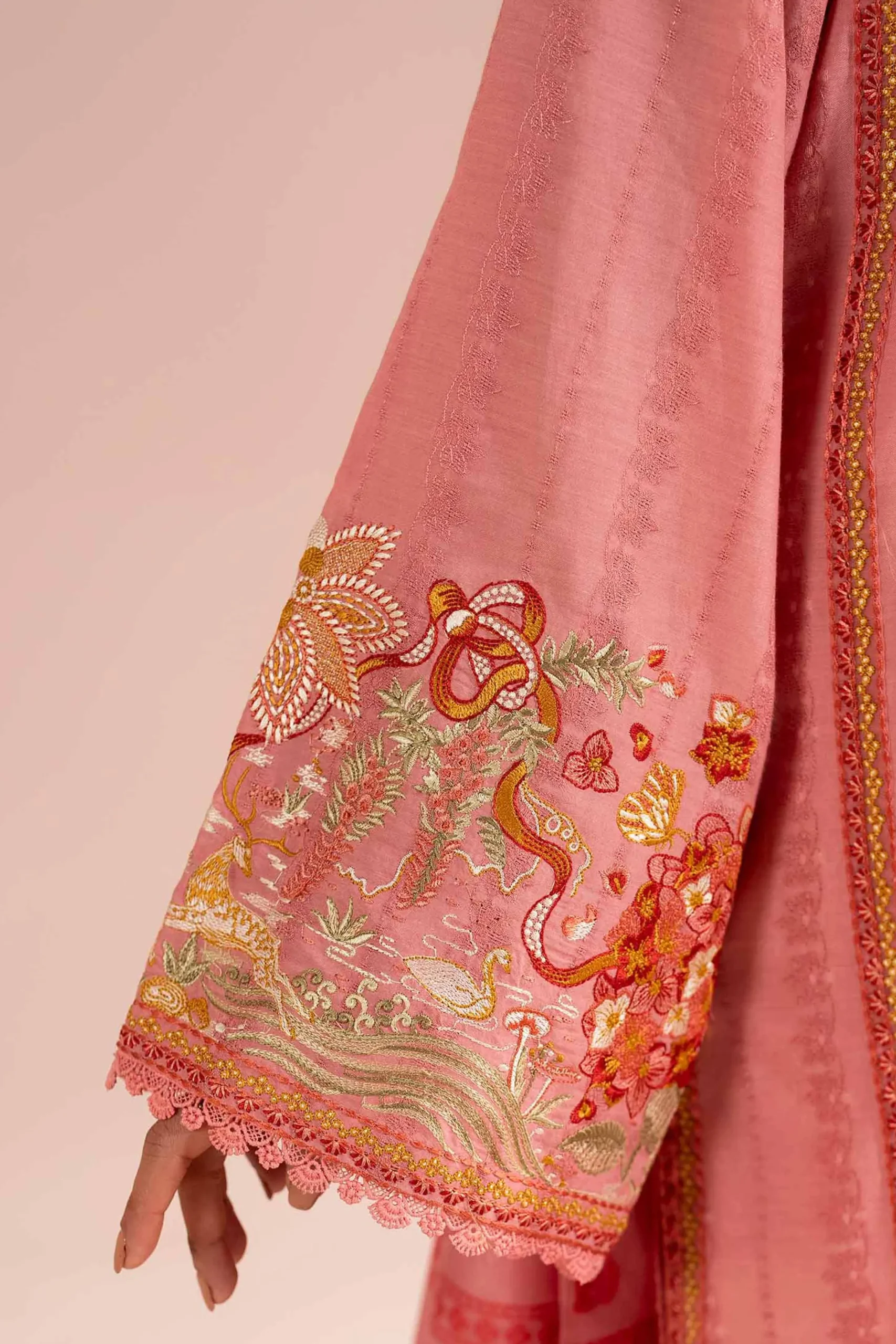 3 Piece - Embroidered Suit - PE26-73
