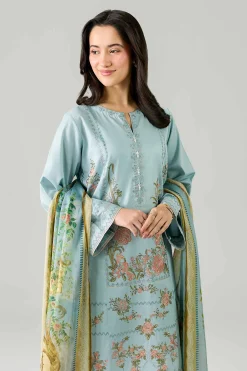3 Piece - Embroidered Suit - PE26-320