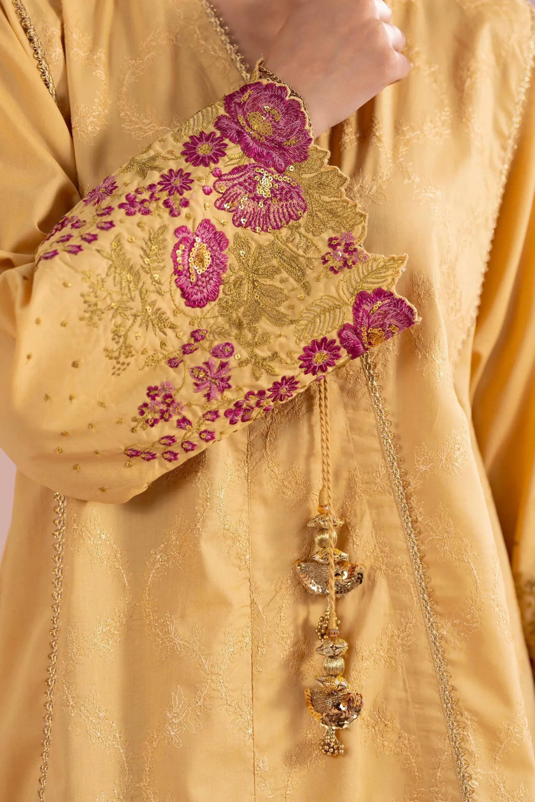 2 Piece - Embroidered Suit - PE26-241