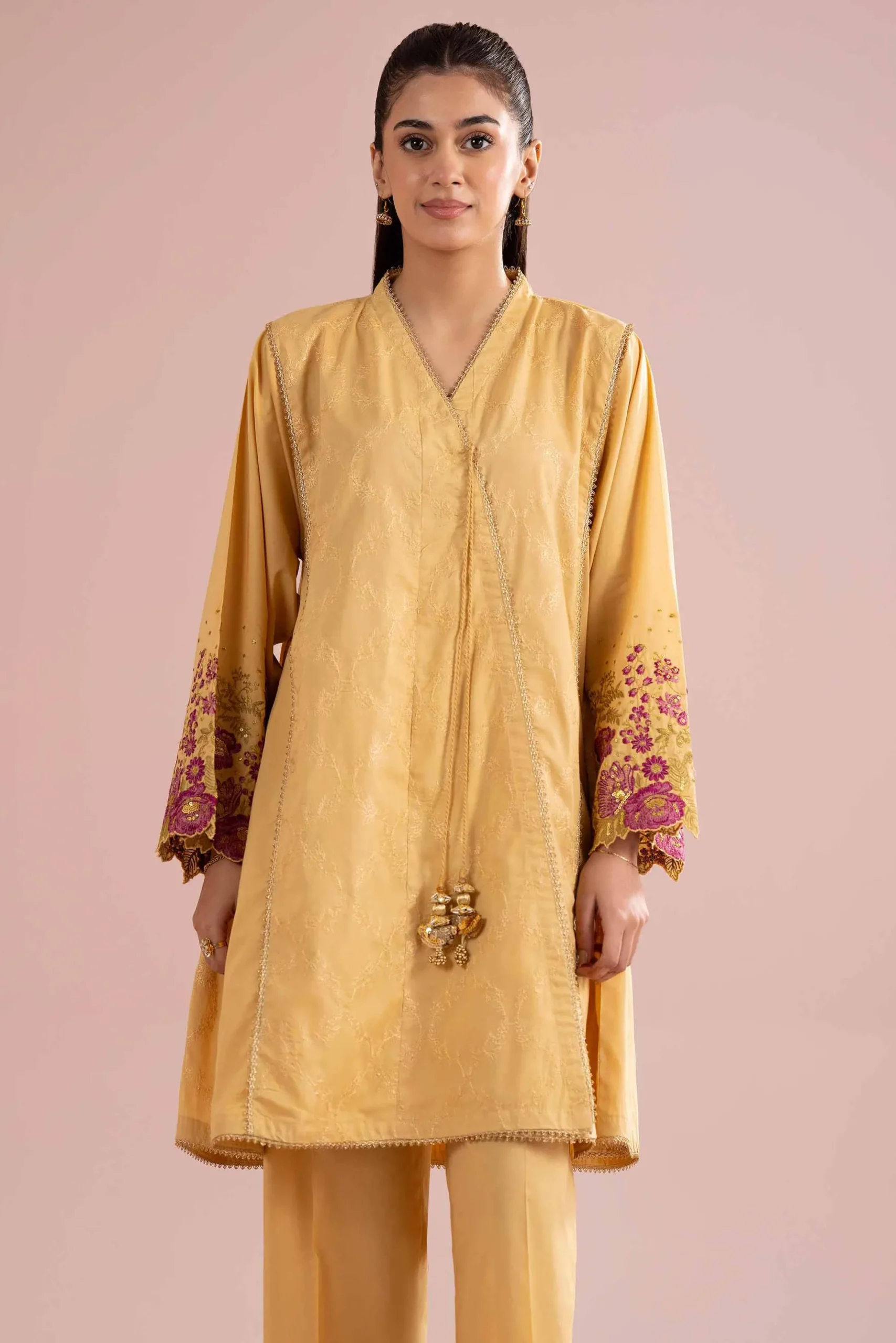 2 Piece - Embroidered Suit - PE26-241