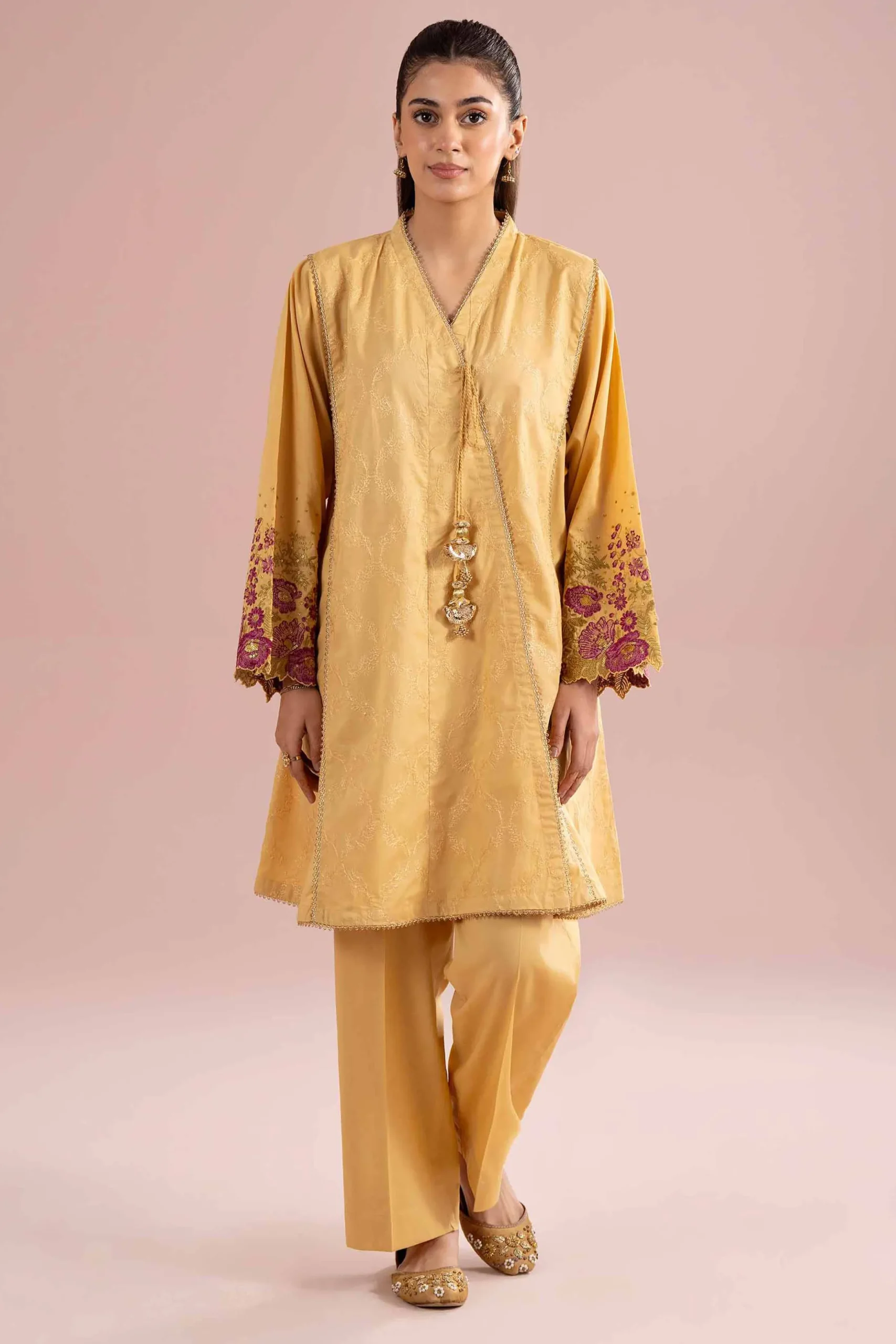 2 Piece - Embroidered Suit - PE26-241