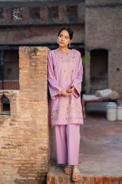 2 Piece - Embroidered Suit - PE26-239