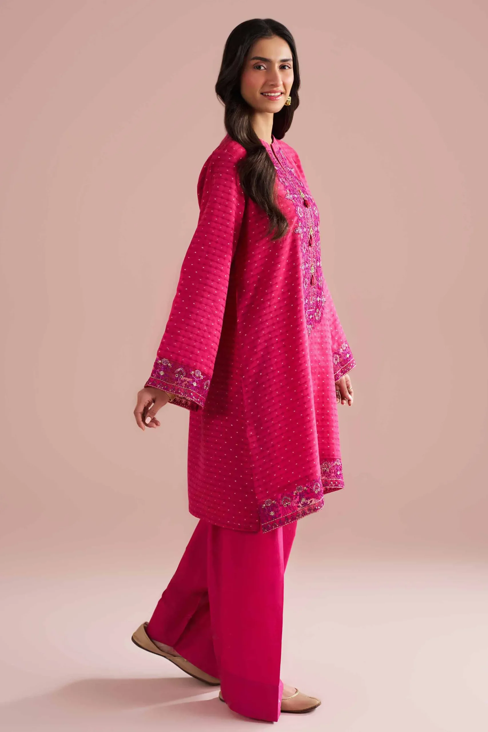 2 Piece - Embroidered Suit - PE26-57
