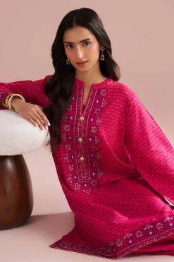 2 Piece - Embroidered Suit - PE26-57