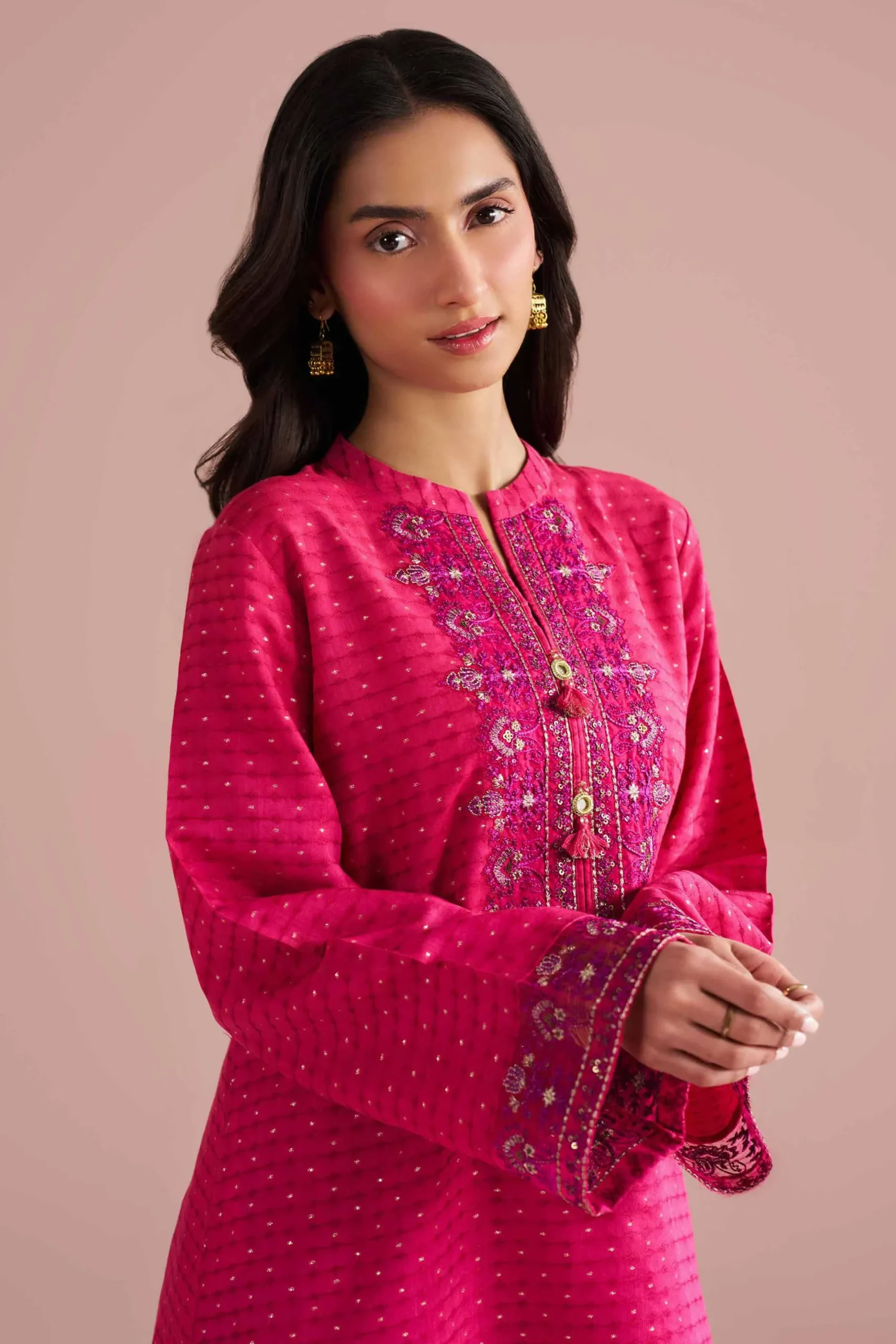 2 Piece - Embroidered Suit - PE26-57