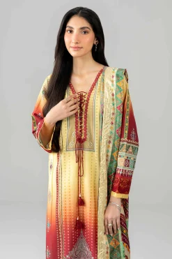 2 Piece - Embroidered Suit - PE26-134