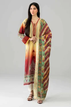2 Piece - Embroidered Suit - PE26-134