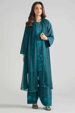 3 Piece - Embroidered Suit - PE26-301