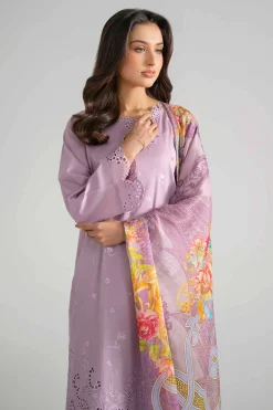 3 Piece - Embroidered Suit - PE26-322
