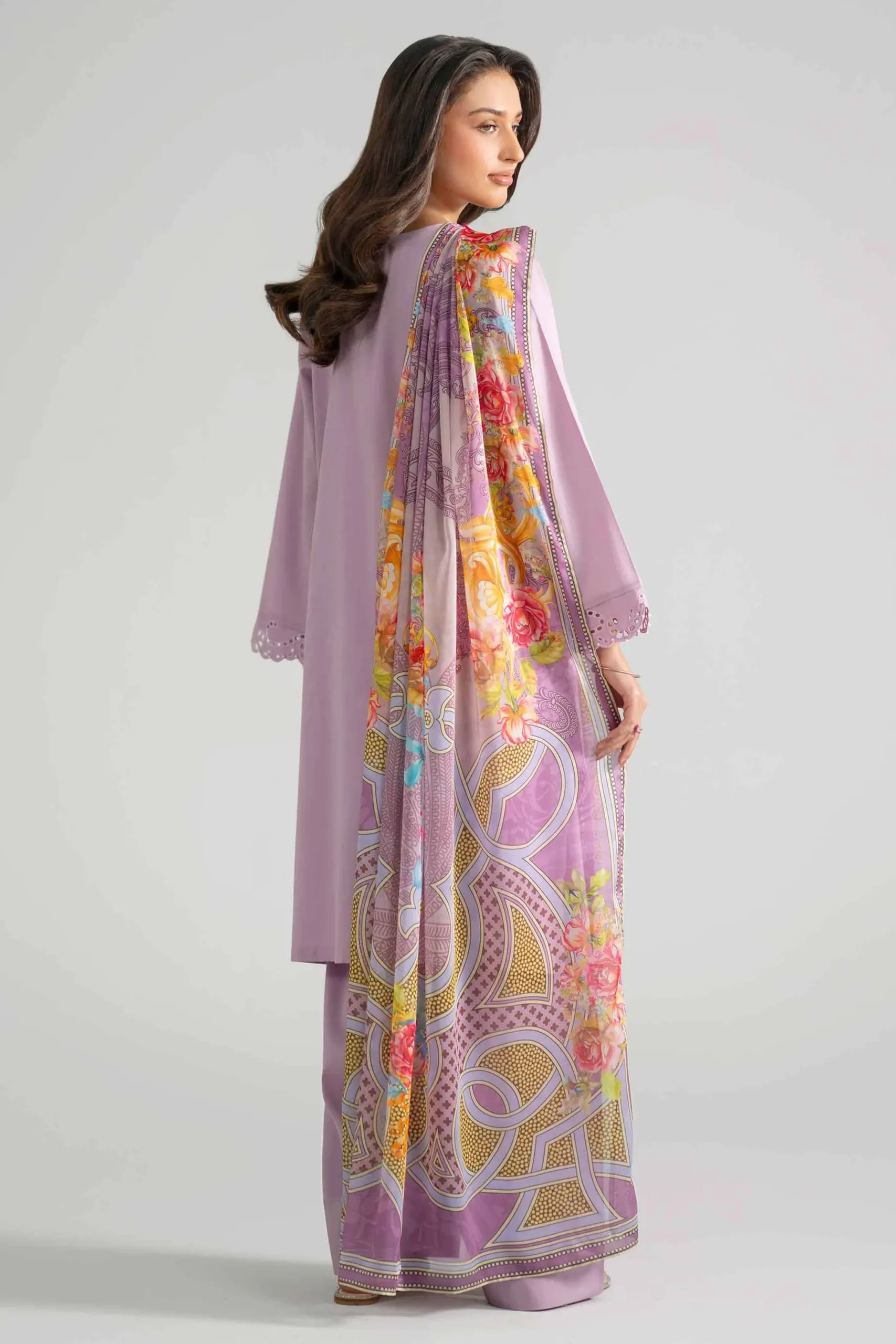 3 Piece - Embroidered Suit - PE26-322