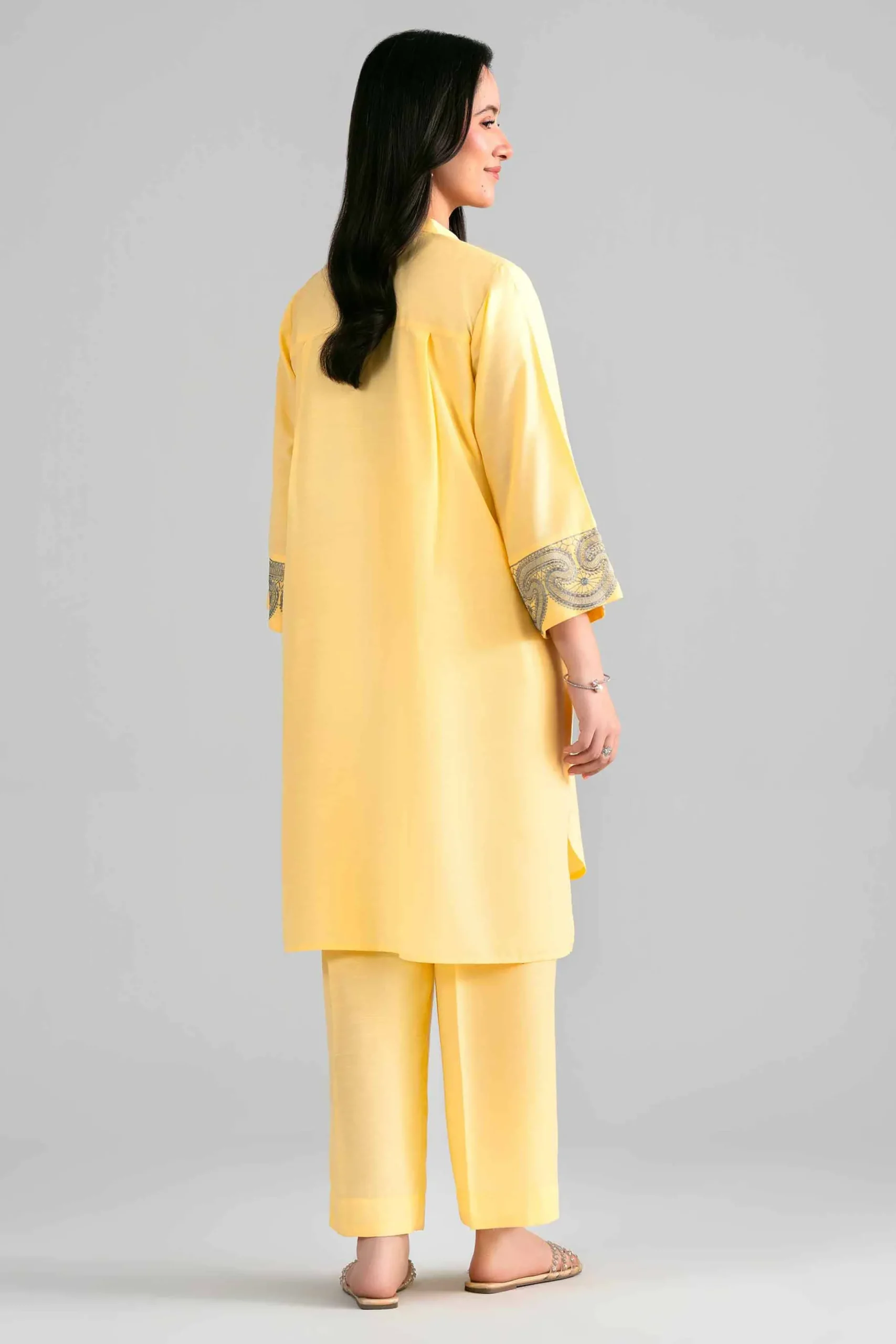 2 Piece - Embroidered Suit - PE26-396
