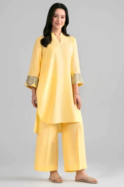 2 Piece - Embroidered Suit - PE26-396