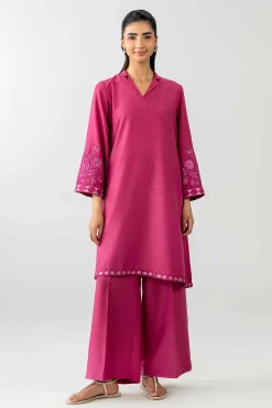 2 Piece - Embroidered Suit - PE26-405