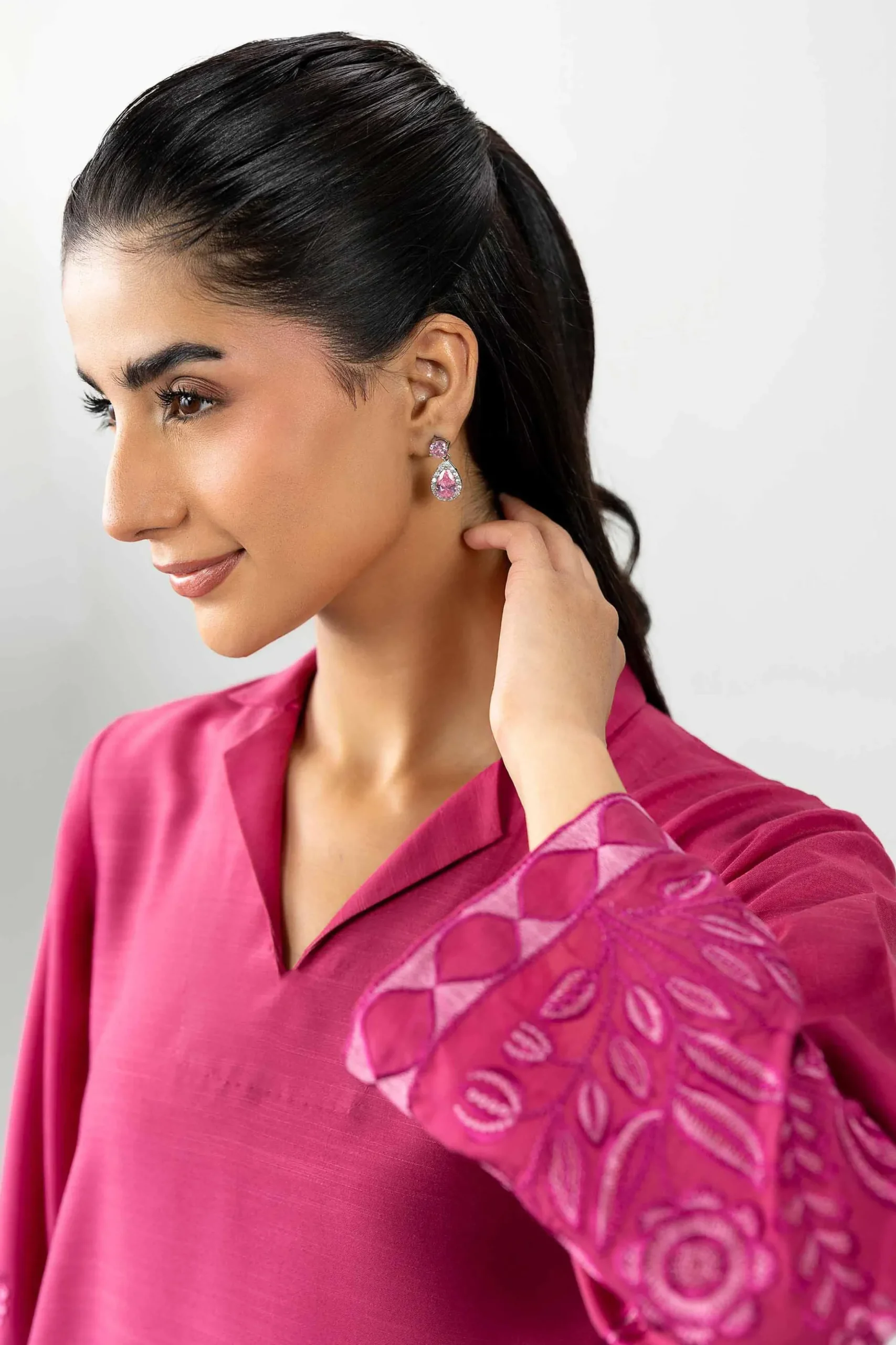 2 Piece - Embroidered Suit - PE26-405