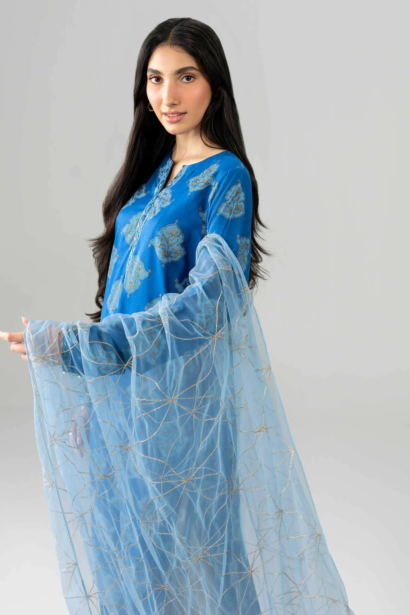 2 Piece - Embroidered Suit - PE26-441