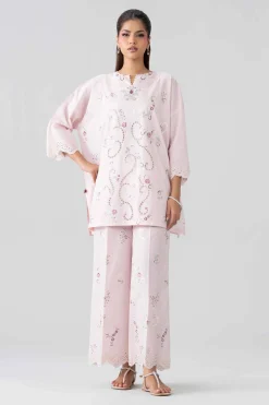 2 Piece - Embroidered Suit - PE26-453