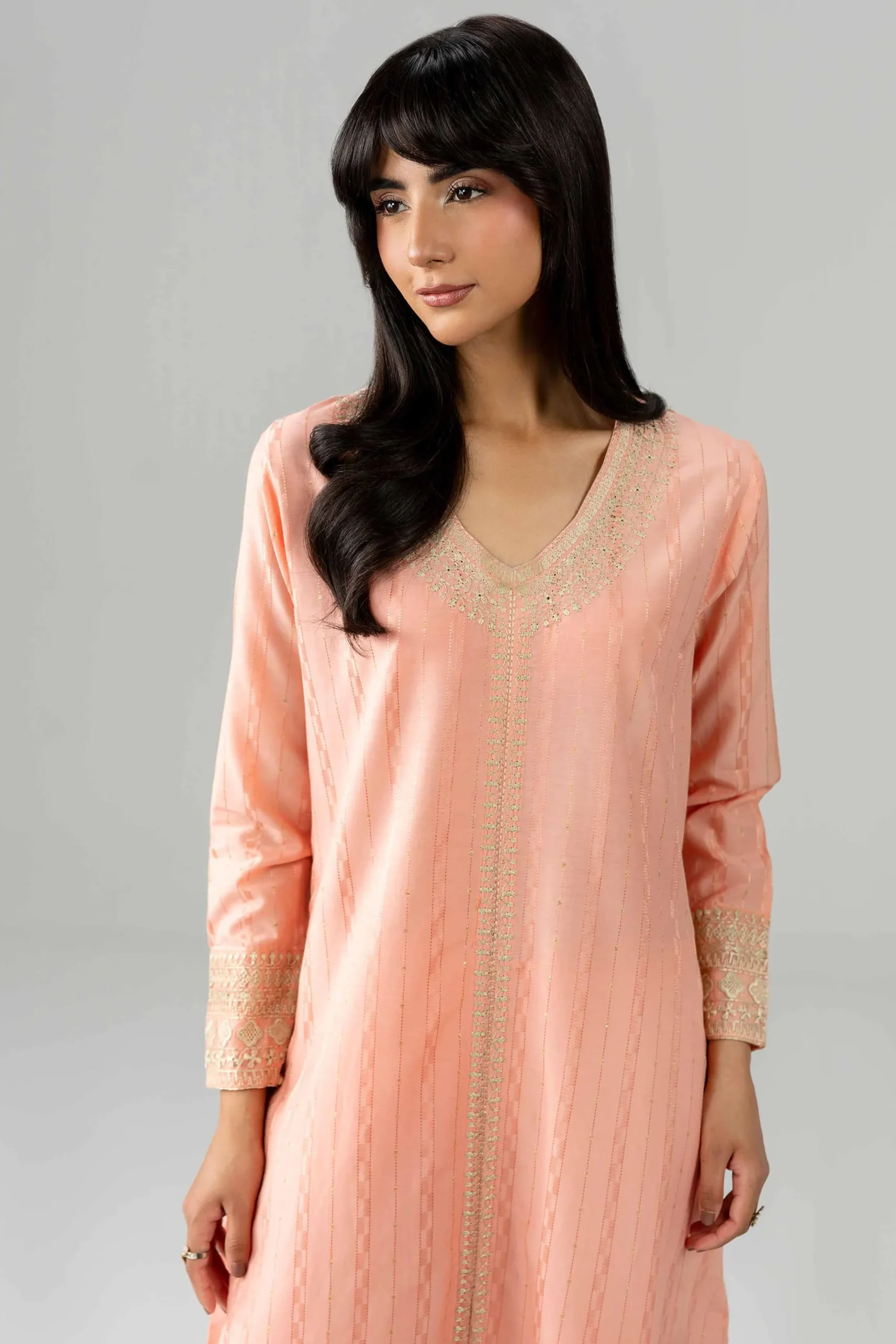 2 Piece - Embroidered Suit - PE26-462