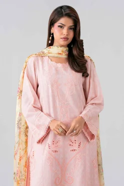 3 Piece - Embroidered Suit - PE26-525