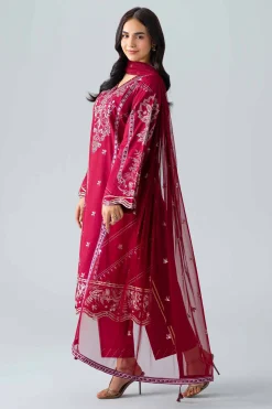 3 Piece - Embroidered Suit - PE26-542