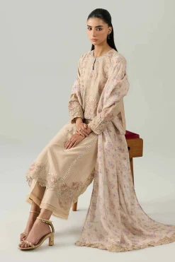 3 Piece - Embroidered Suit - PE26-117