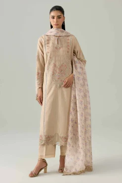 3 Piece - Embroidered Suit - PE26-117