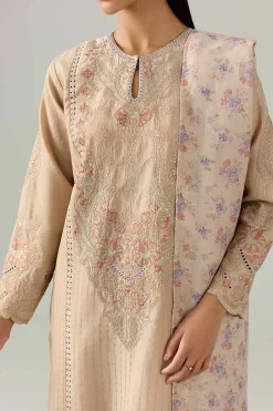 3 Piece - Embroidered Suit - PE26-117