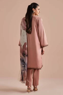 3 Piece - Embroidered Suit - PE26-61
