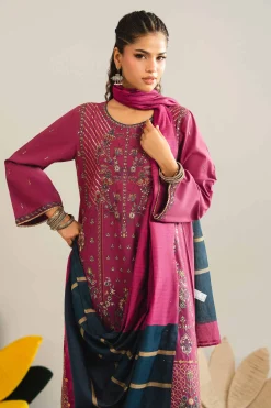 3 Piece - Embroidered Suit - PE26-311