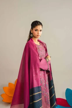 3 Piece - Embroidered Suit - PE26-311