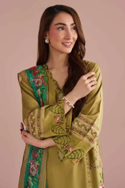 3 Piece - Embroidered Suit - PE26-321