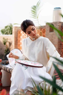 3 Piece - Embroidered Suit - PE26-313