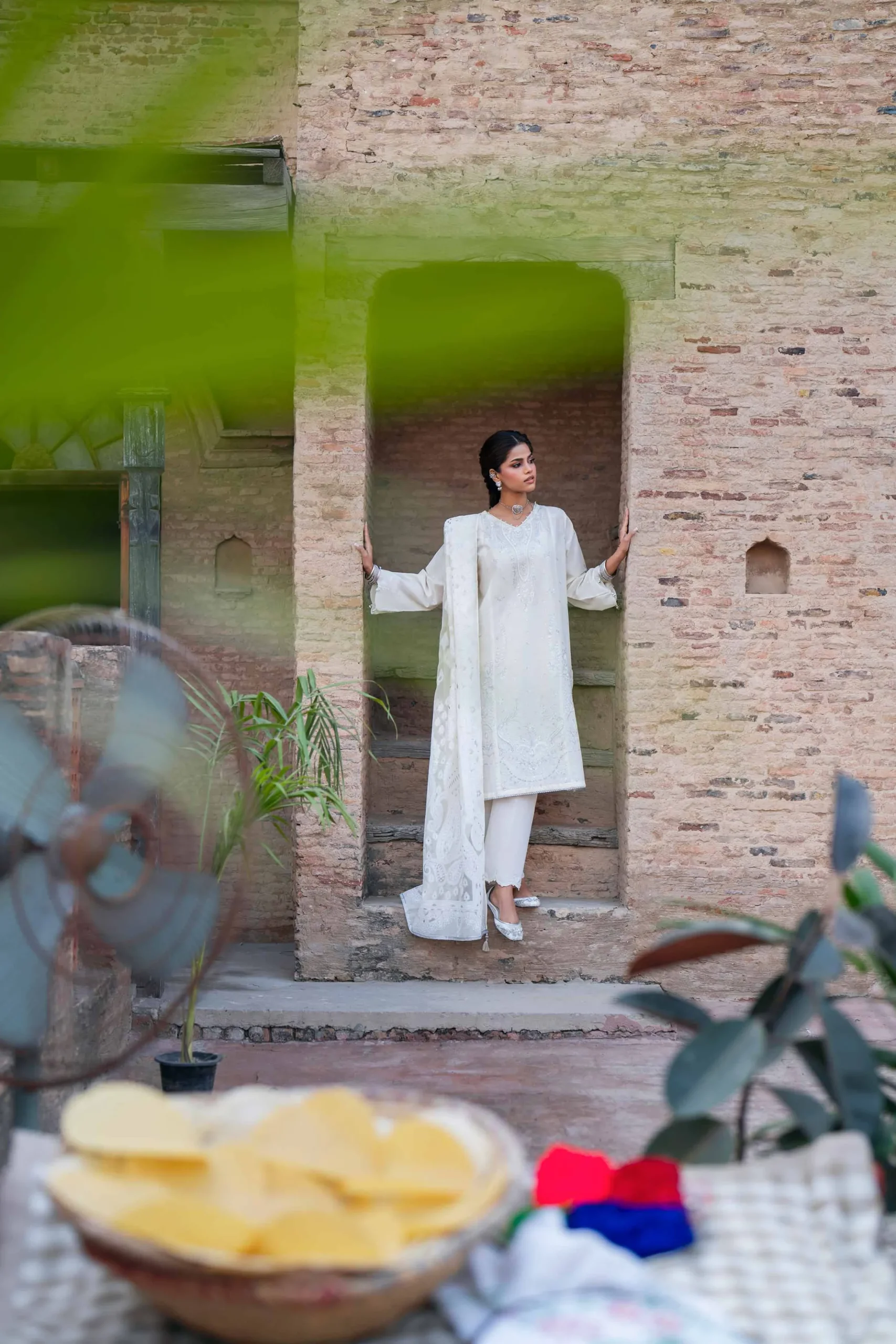 3 Piece - Embroidered Suit - PE26-313