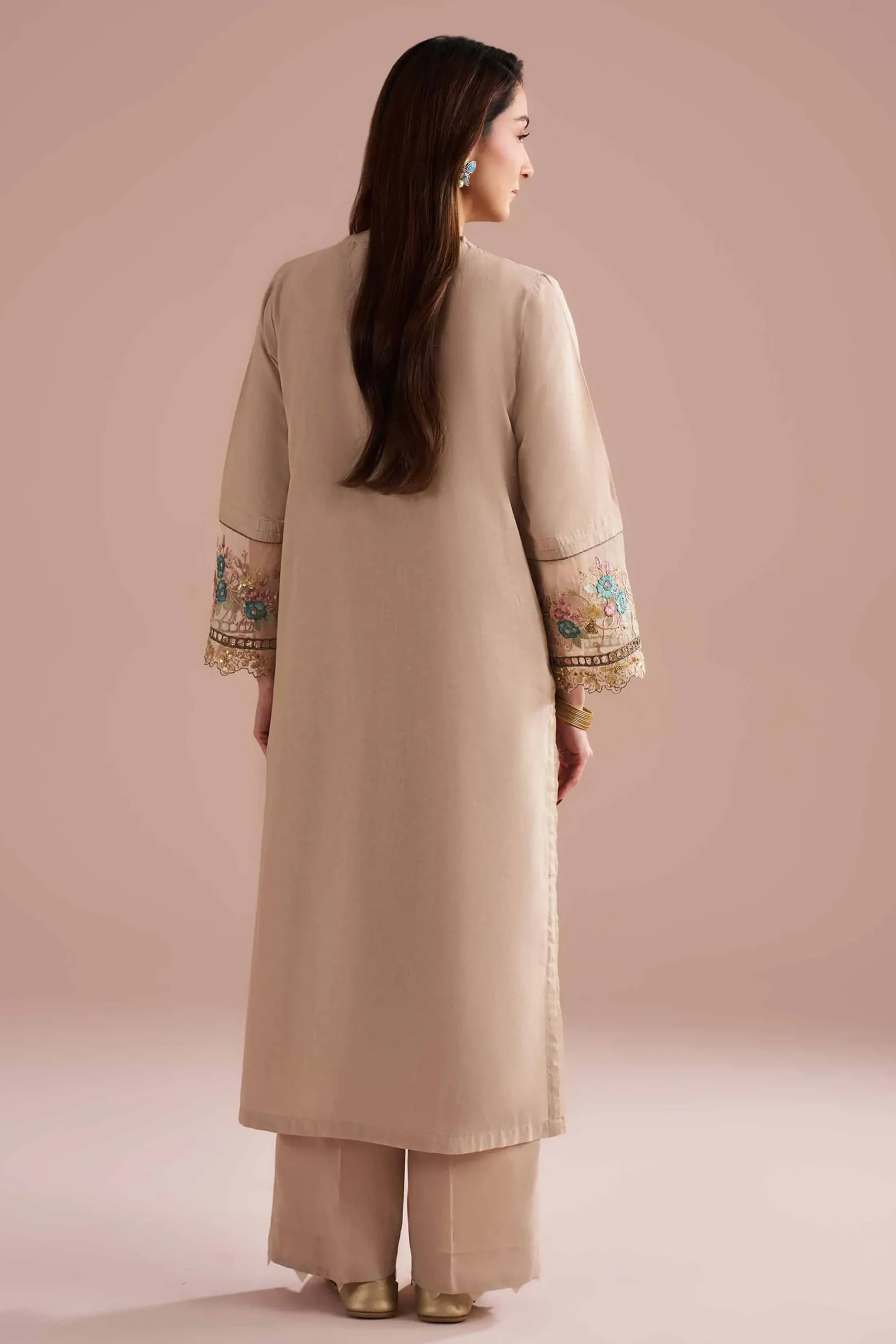 2 Piece - Embroidered Suit - PE26-55