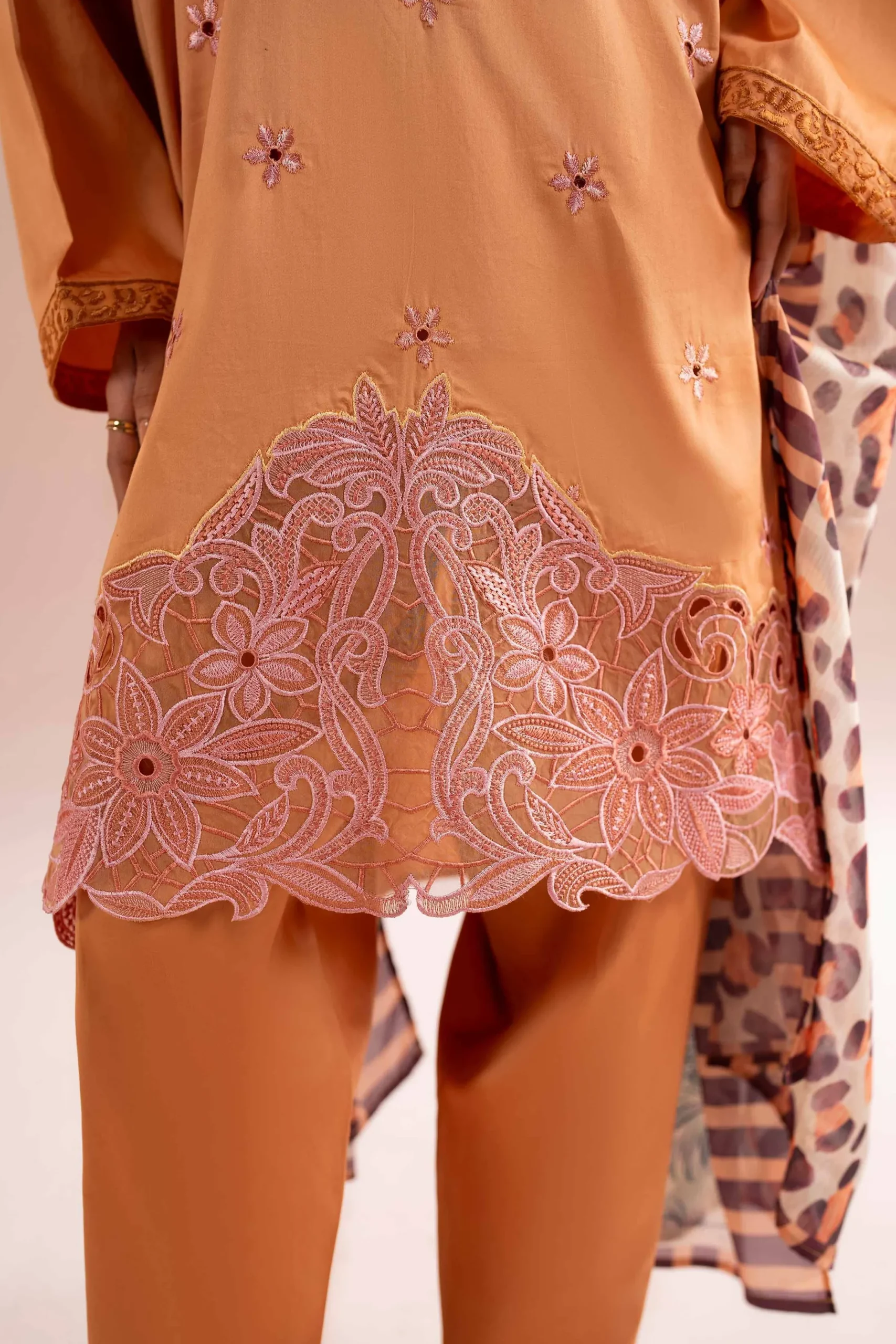 3 Piece - Embroidered Suit - PE26-62
