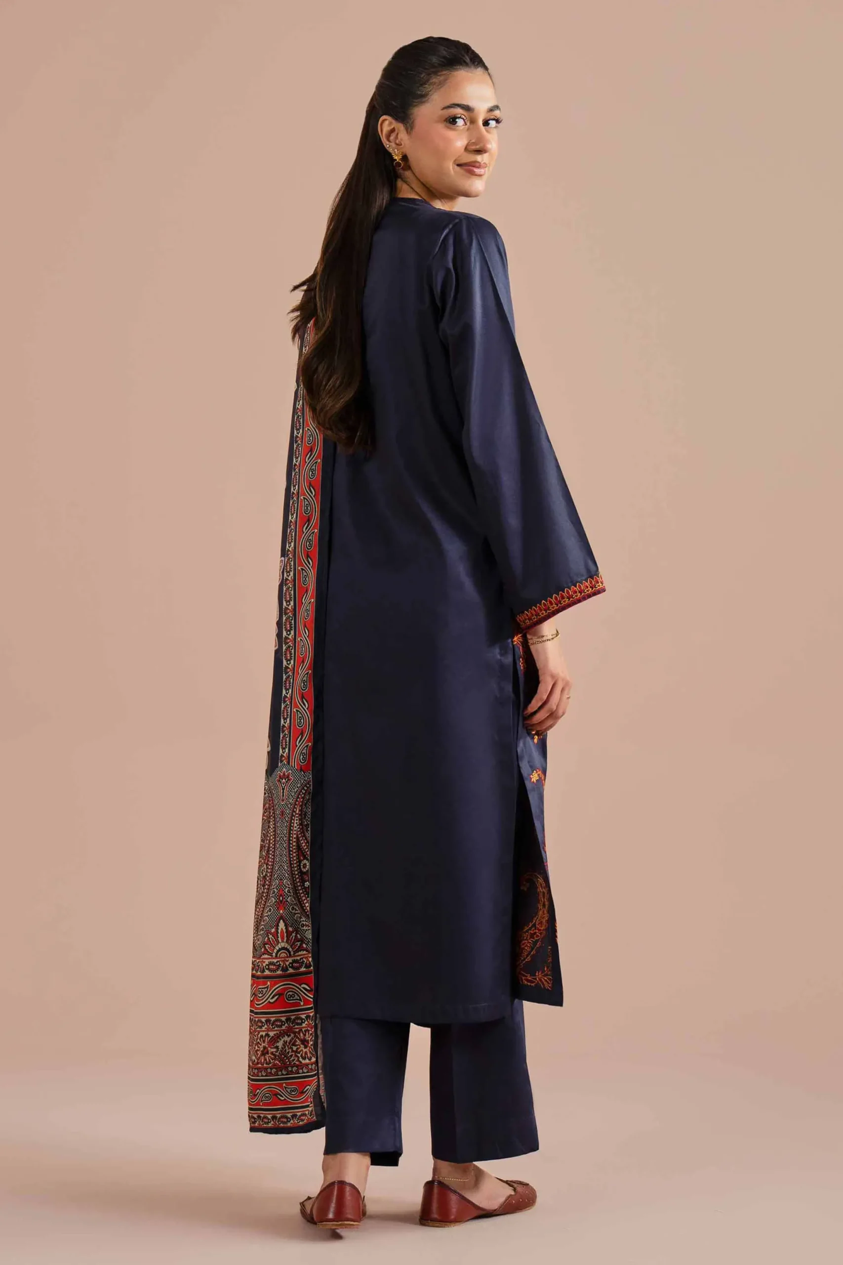 3 Piece - Embroidered Suit - PE26-65