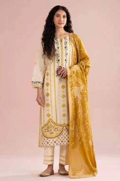 3 Piece - Embroidered Suit - PE26-75
