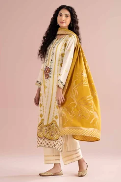 3 Piece - Embroidered Suit - PE26-75