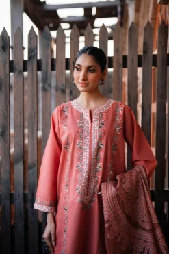 3 Piece - Embroidered Suit - PE26-317
