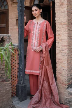 3 Piece - Embroidered Suit - PE26-317