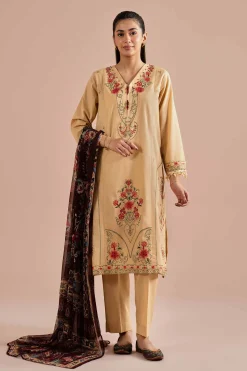 3 Piece - Embroidered Suit - PE26-67