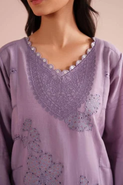 2 Piece - Embroidered Suit - PE26-54