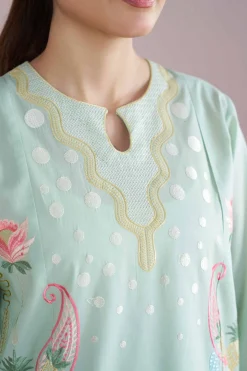 2 Piece - Embroidered Suit - PE26-235
