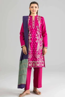 3 Piece - Embroidered Suit - PE26-308