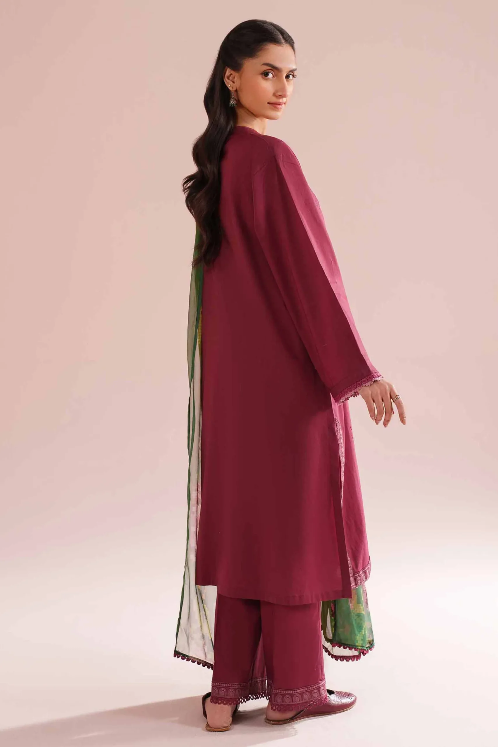 3 Piece - Embroidered Suit - PE26-66