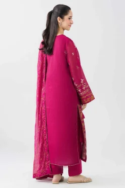 3 Piece - Embroidered Suit - PFE26-34
