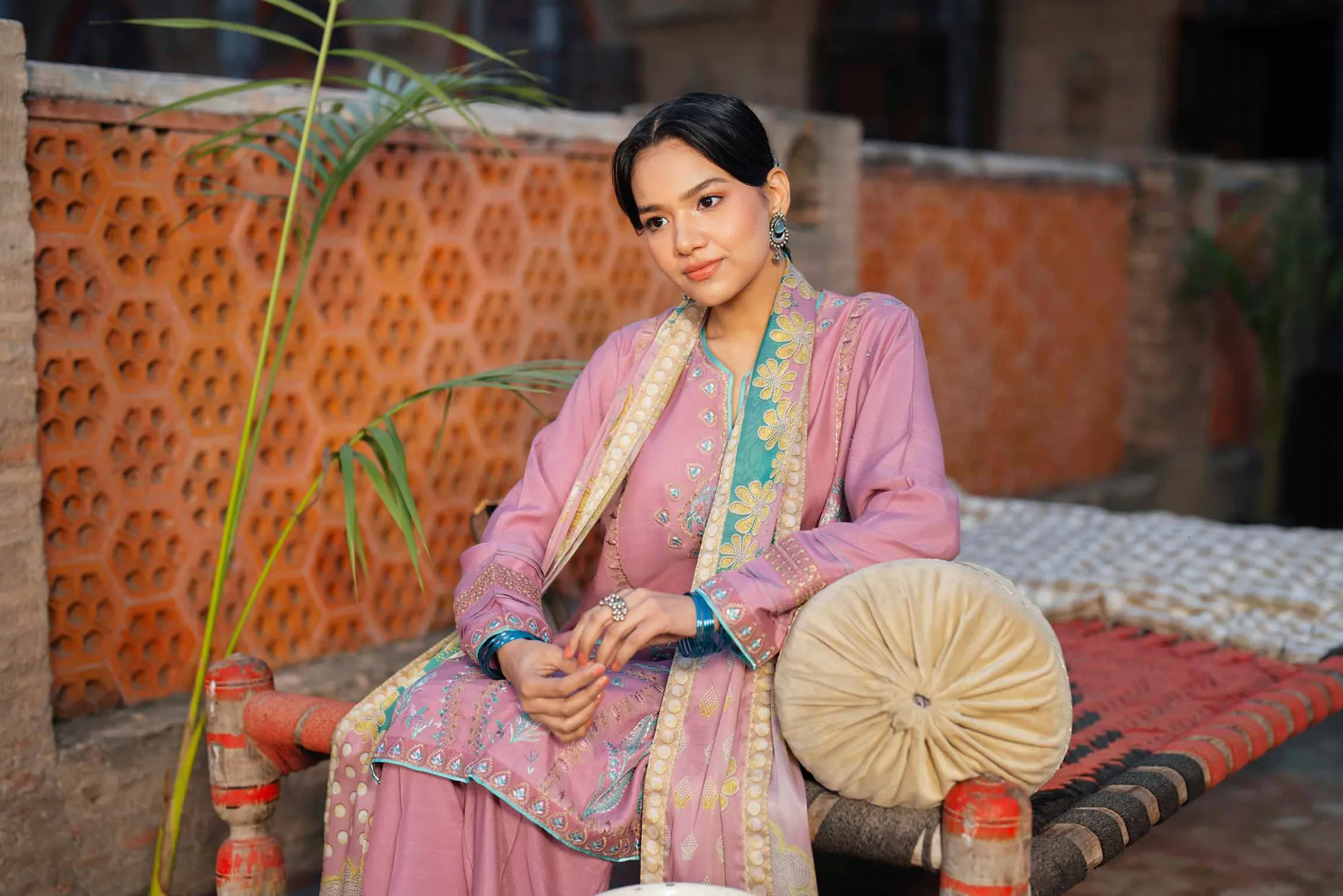 3 Piece - Embroidered Suit - PFE26-01