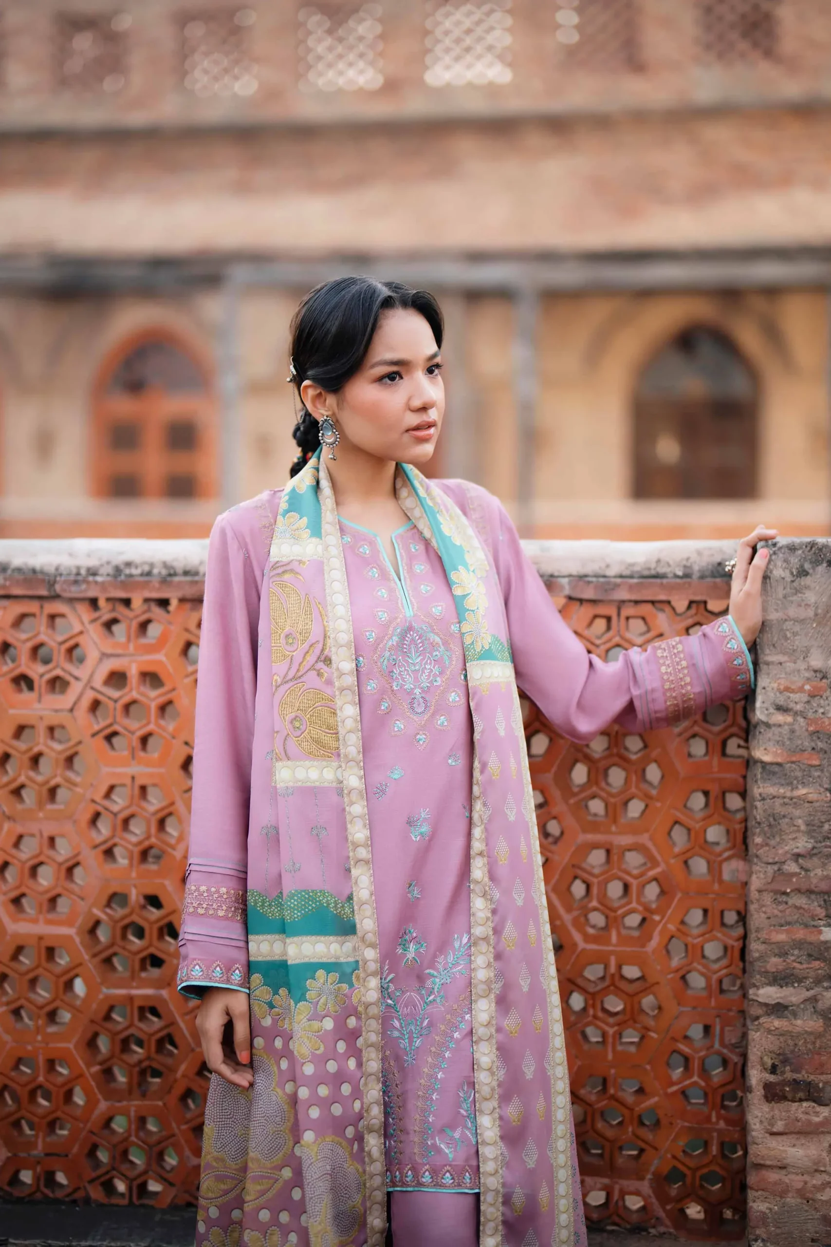 3 Piece - Embroidered Suit - PFE26-01