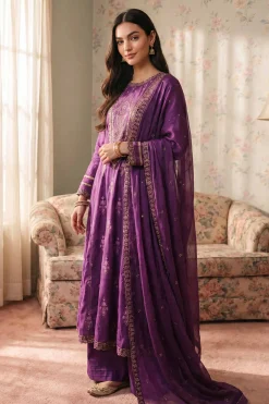 3 Piece - Embroidered Suit - PMD26-39 M